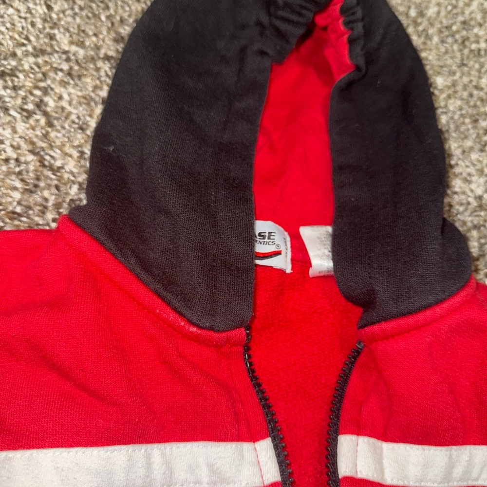Nascar Kids Red and Black Racing Hoodie - Picture 3 of 7